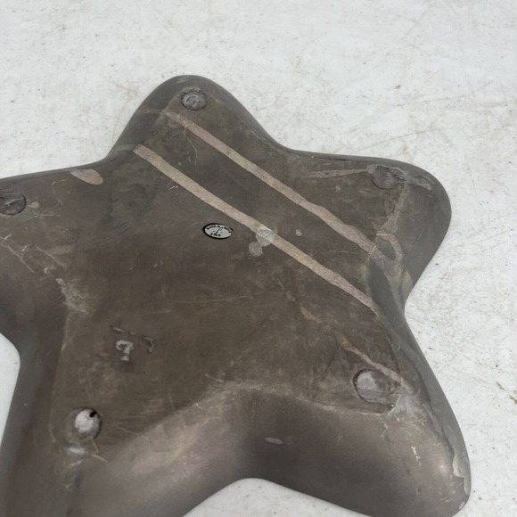 IHI Star Shaped Silver Metal Candy Tray Made In India 10" by 10" - Picture 9 of 10